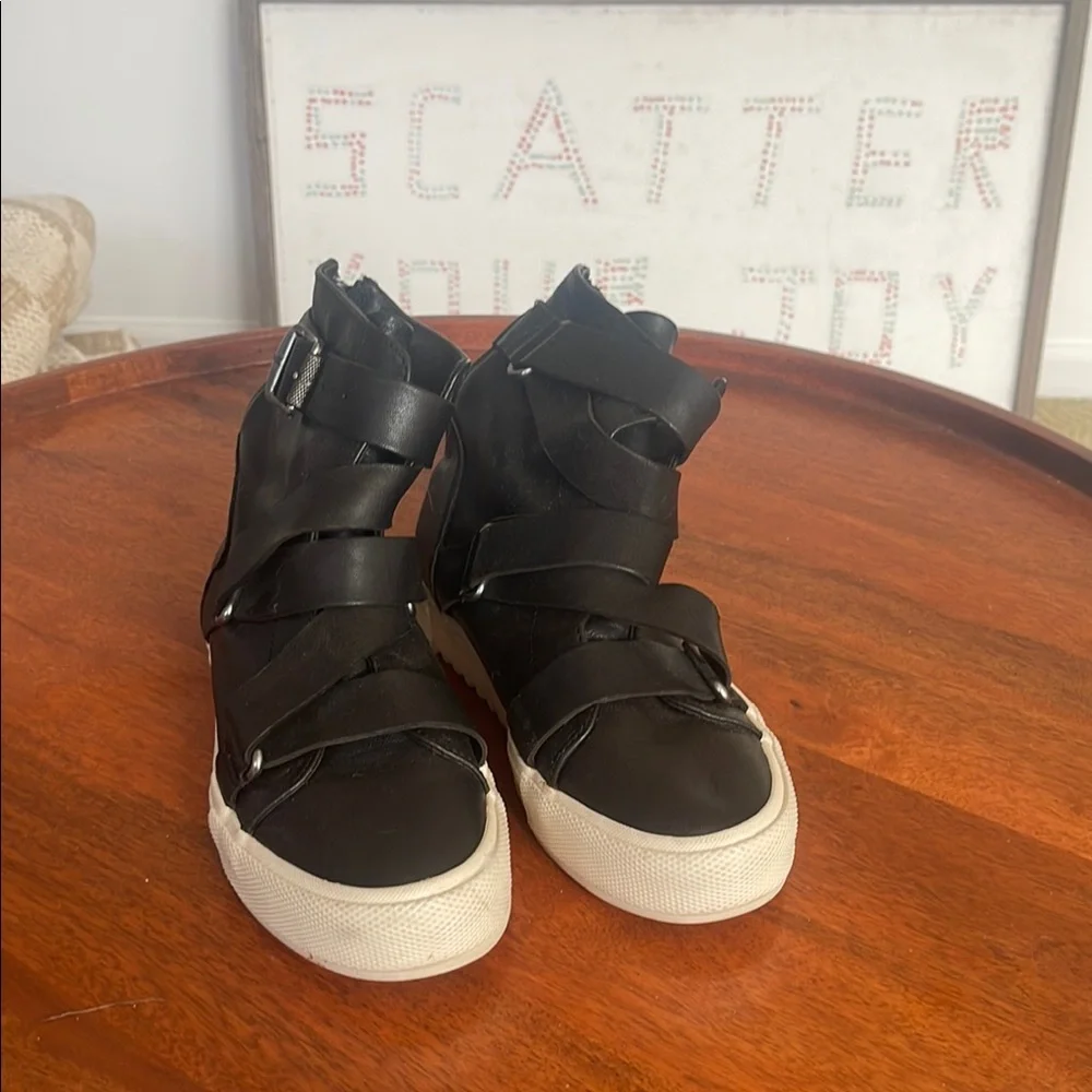 Frye Women's Black High-Top Sneakers - Picture 2 of 5